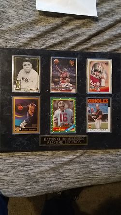 Players of the millennium plack