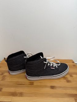 Vans Atwood Hi-Top Sneakers – Gray Denim – Youth Size 5.5