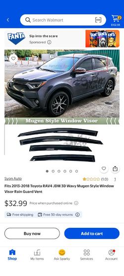 Toyota rav4 window visors