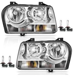 Chrysler 300 Headlight Assembly Pair with Bulbs