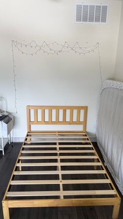 Wooden bed frame (full)  *Need it gone ASAP*