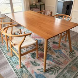 🍽️ ARTICLE OAK DINING TABLE