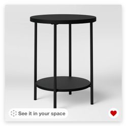 Black Side Tables 
