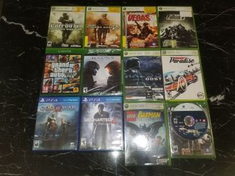 Xbox 360, Xbox One & PS4 games