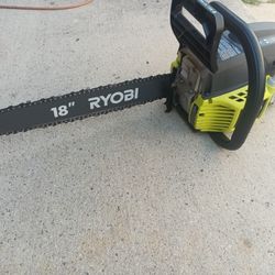 18-in Ryobi Chainsaw