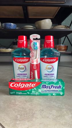 Colgate Mouthwash, Colgate Toothpaste, Colgate 360 Toothbrush