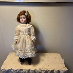 Antique German BJ & Co My Sweetheart 1890s Porcelain Head Doll Very Rare