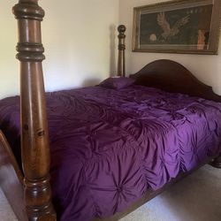 King Wooden Bed