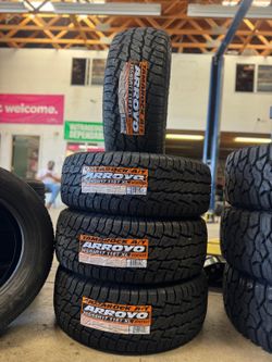 265/65R17 Arroyo A/T Set Of 4 New Tires