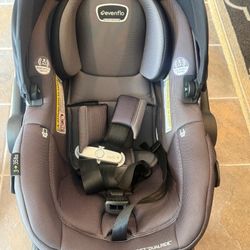 Shyft DualRide with Carryall Storage Infant Car Seat and Stroller Combo (Boone Gray)

