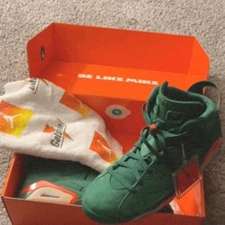 Gatorade 10.5         Jordan 6s