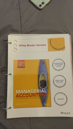 Managerial Accounting: Tools For Business Decision Making 7th Edition (looseleaf)