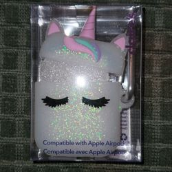 Glitter Unicorn Silicone Apple AirPods Case