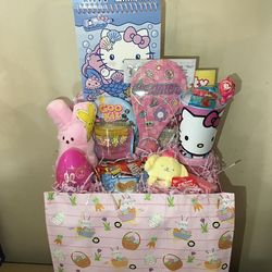 Girls Hello Kitty Easter Basket
