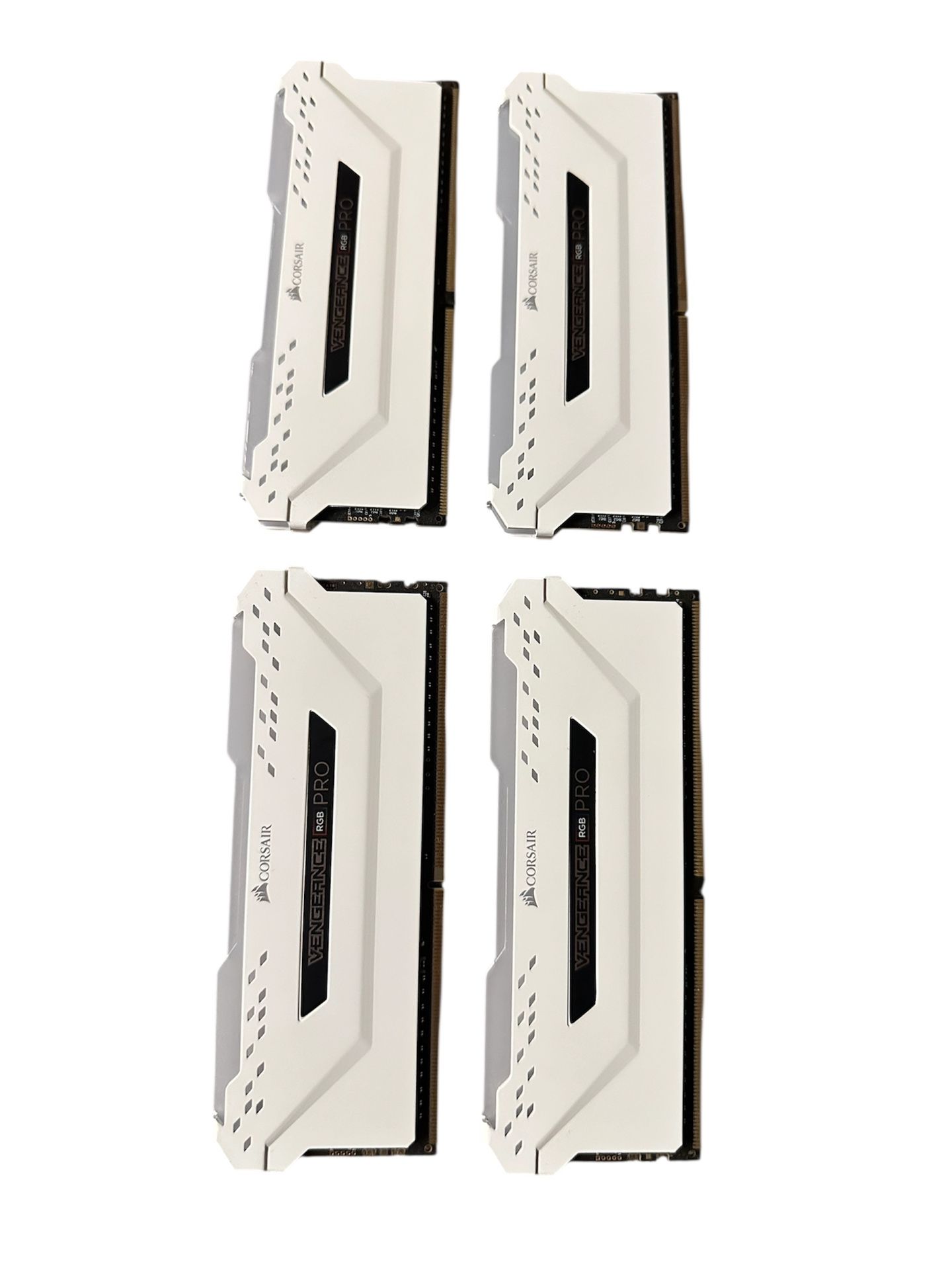 Corsair VENGEANCE RGB PRO 16GB (2 x 8GB) DDR4 DRAM 3200MHz C16 Memory Kit - White