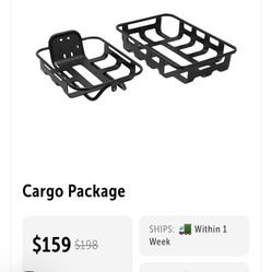 Lectric E-bike Cargo Rack And Light