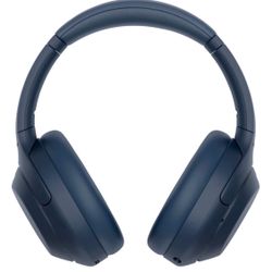 Sony - WH1000XM4 Wireless Noise-Cancelling Over-the-Ear Headphones - Midnight Blue