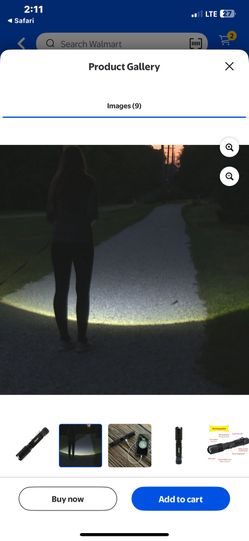 LitezAll 1000 Lumen Rechargeable Tactical Flashlight