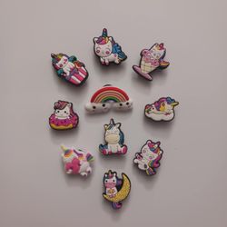 Unicorn Croc Charms 