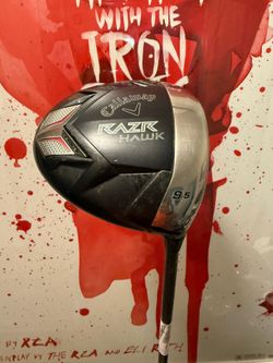 Callaway RAZR Hawk 9.5* Driver / Stiff Flex / Head Cover included