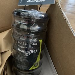 Rollerblade Wheels .. Sealed. 84mm 84A SG7.  Retails For 64.99