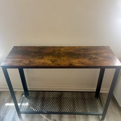 Entry way or behind sofa table 