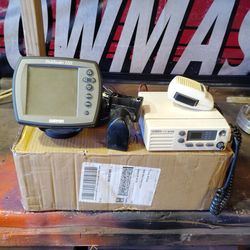 Fish finder and CB radio