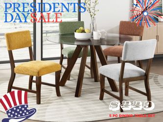 🇺🇸 5 PC DINING TABLE 🇺🇸