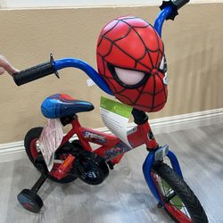 New With Tag! Huffy 12" Marvel Spider-Man Kids' Bike, Fits Riders 3'1" - 3'5", Red, Child, Boy's