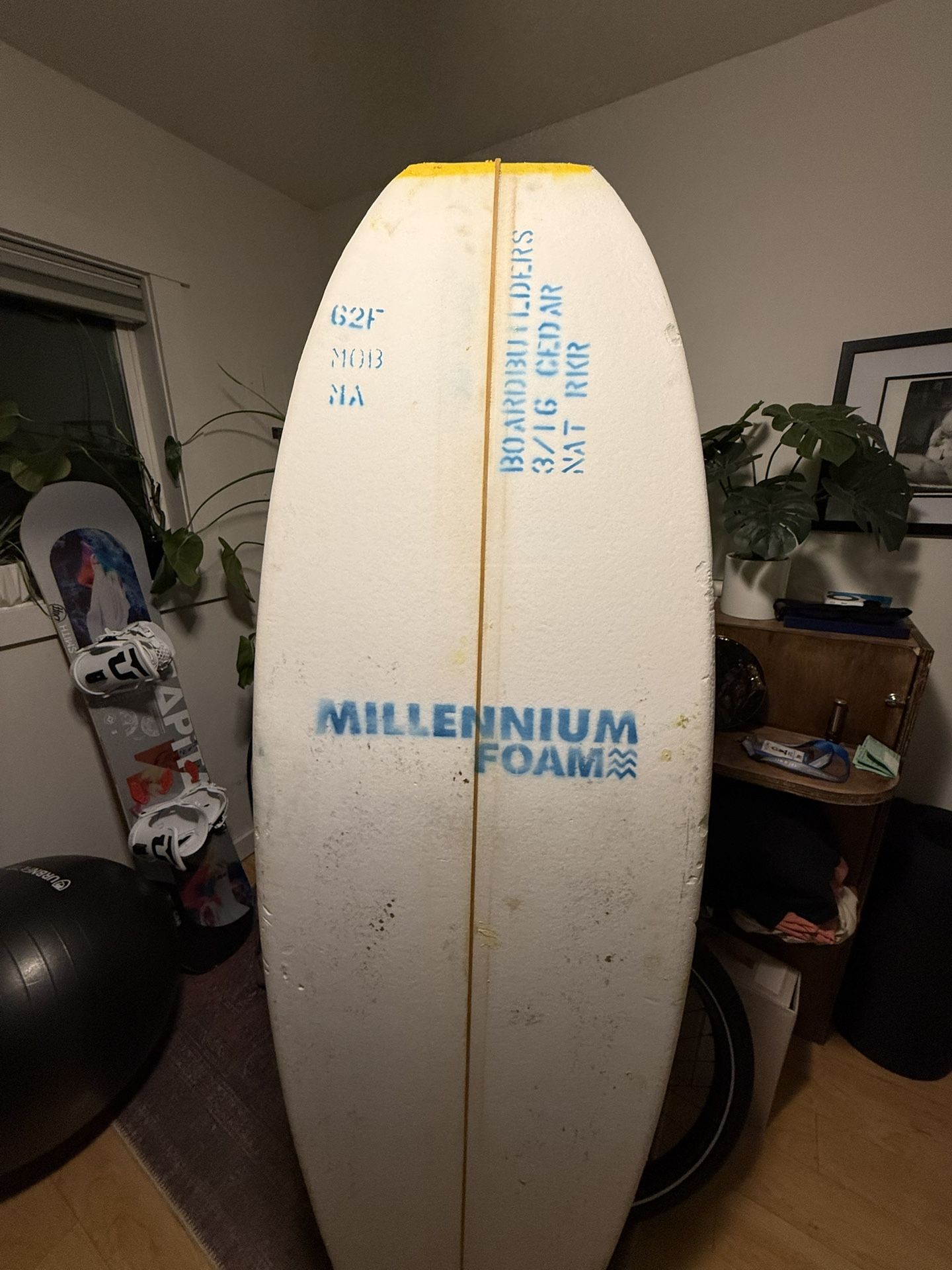Surfboard Blank Millennium 6’2”F