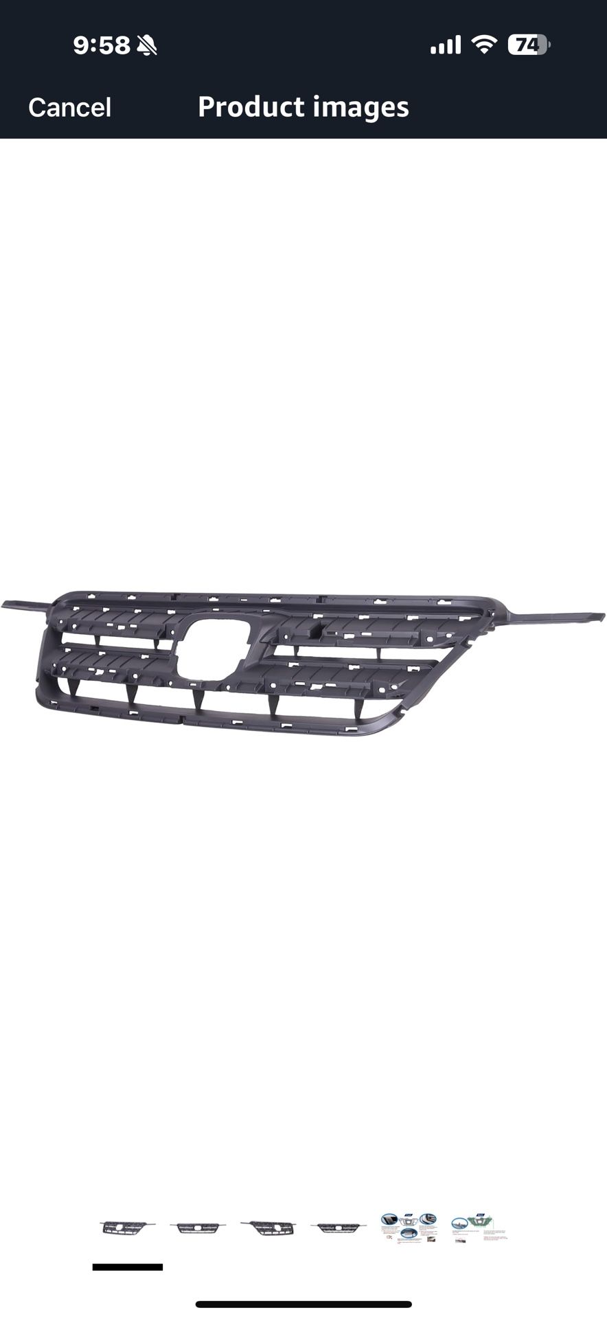 Front Grille Compatible with 2005-2006 Honda CR-V, ABS Replacement Bumper Grill for HO1200177 71121-S9A-013 Brand Torcia Vehicle Service Type Car Ite