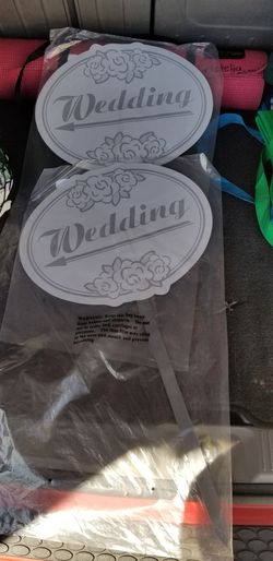 Wedding signs