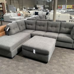 Grey Sectional Sofa 