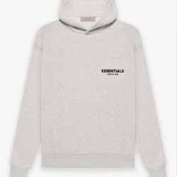 Light Gray Essential Hoodie