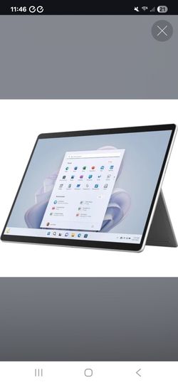 Microsoft Surface Pro 9 Tablet - 13" - Core i5 12th Gen i5-1245U Deca-core (10 Core) - 16 GB RAM - 256 GB SSD - Windows 10 Pro 64-bit Platinum Used