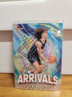 Topps Finest A. Black Arrivals RC Basketball Card