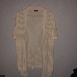 Women’s knit short sleeve cardigan 