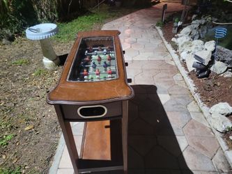 Foosball Table Works Great Cool For Man Shed