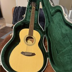 Fender GDP 100 Acoustic Parlor Guitar With Roadrunner Hard Case