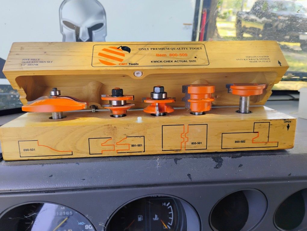 Cmt, 5 Piece Ogee Kitchen Set Router Bits