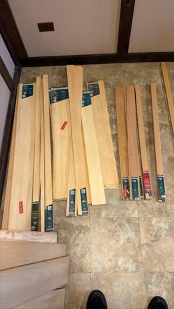 50+ Pieces of Hardwood Lumber – Oak, Poplar & Aspen – Assorted Sizes