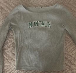 Montauk Ribbed Long Sleeve Crop Top