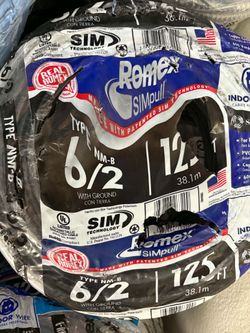 New Romex wire 6/2