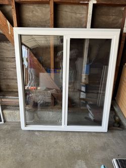 Vinyl Window For Sale W 43 1/2 X 47 1/2 H $200