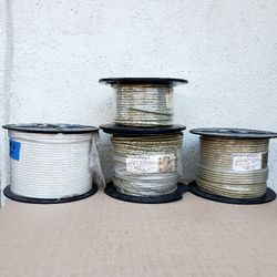 Fabric Lamp Cord Rolls 250' 500' 750' 18/2 Nylon 300v Copper