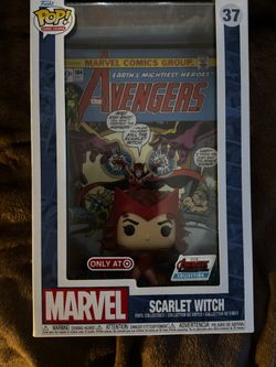 Scarlet Witch Marvel Funko Pop Comic Cover