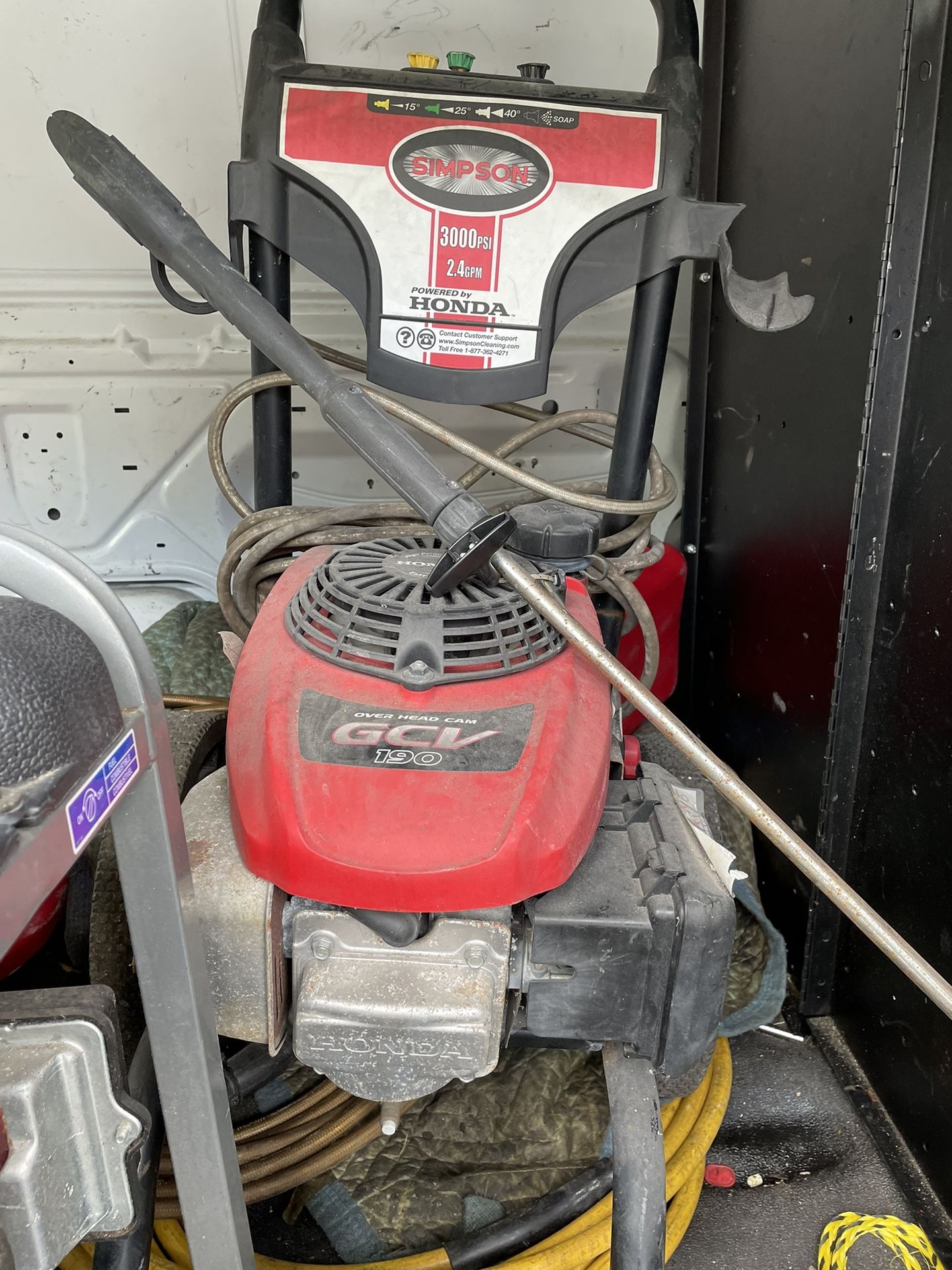 3000 Psi Honda Pressure Cleaner Good 