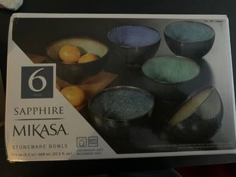 Stoneware Bowls. Brand New In Box. Kitchen. 6 Set