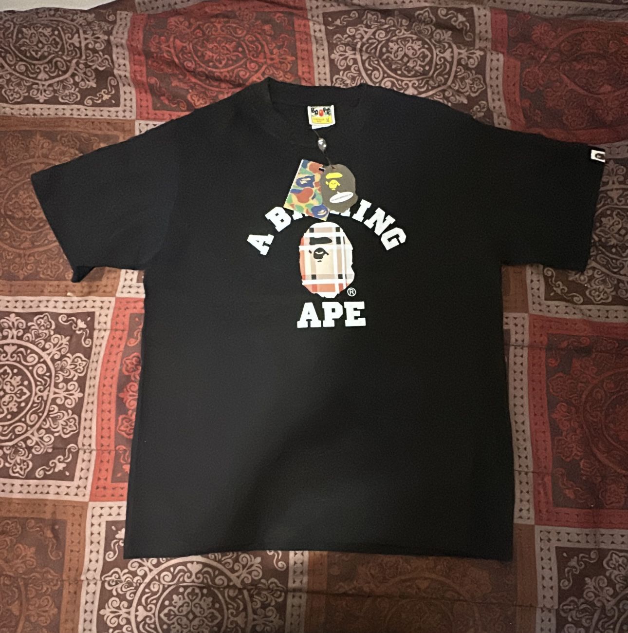 Black Bape x Burberry Shirt