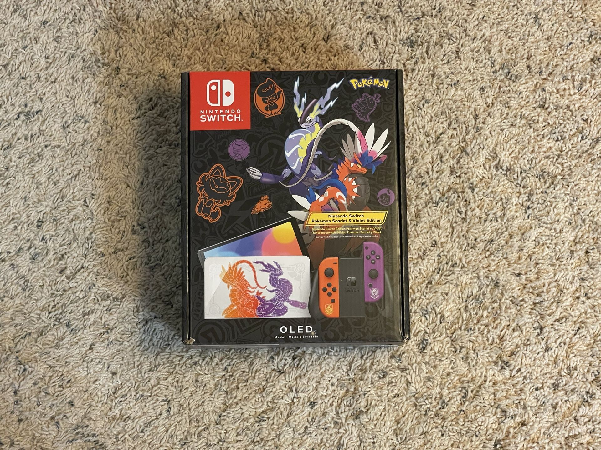 Nintendo Switch OLED Pokemon Scarlet & Violet Edition - Brand New Sealed